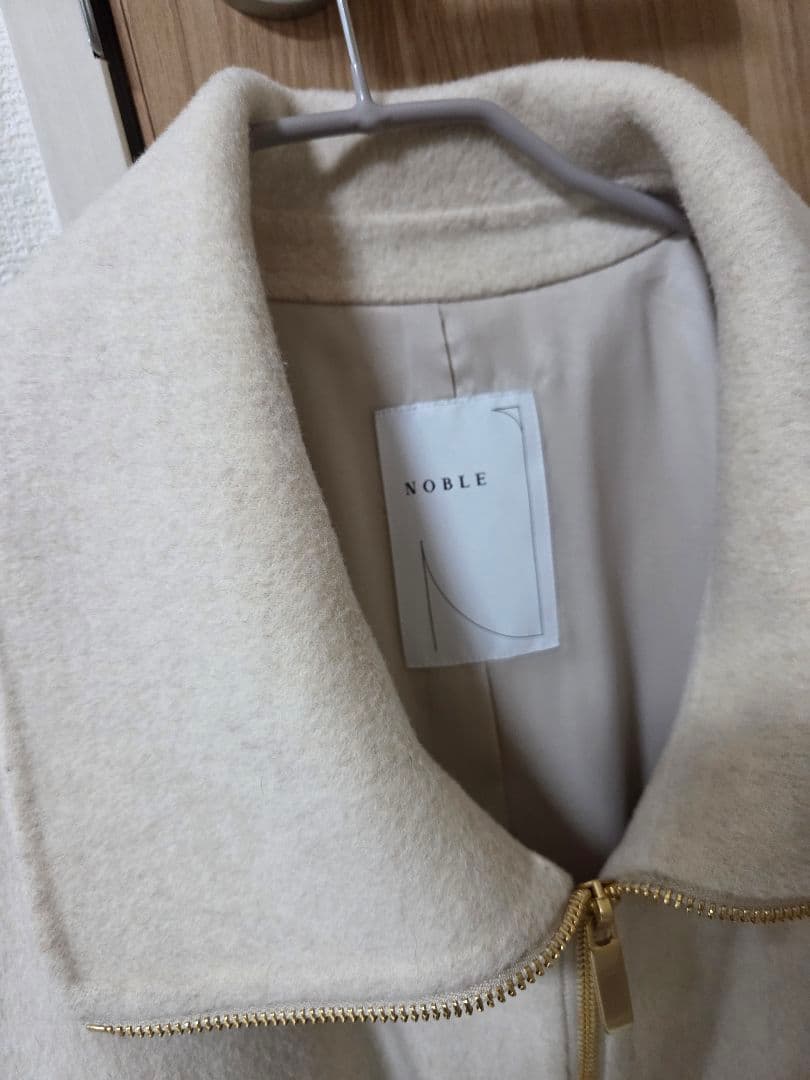 ★最終価格★本日まで★極美品★Noble キャメルミックスリバージップコート