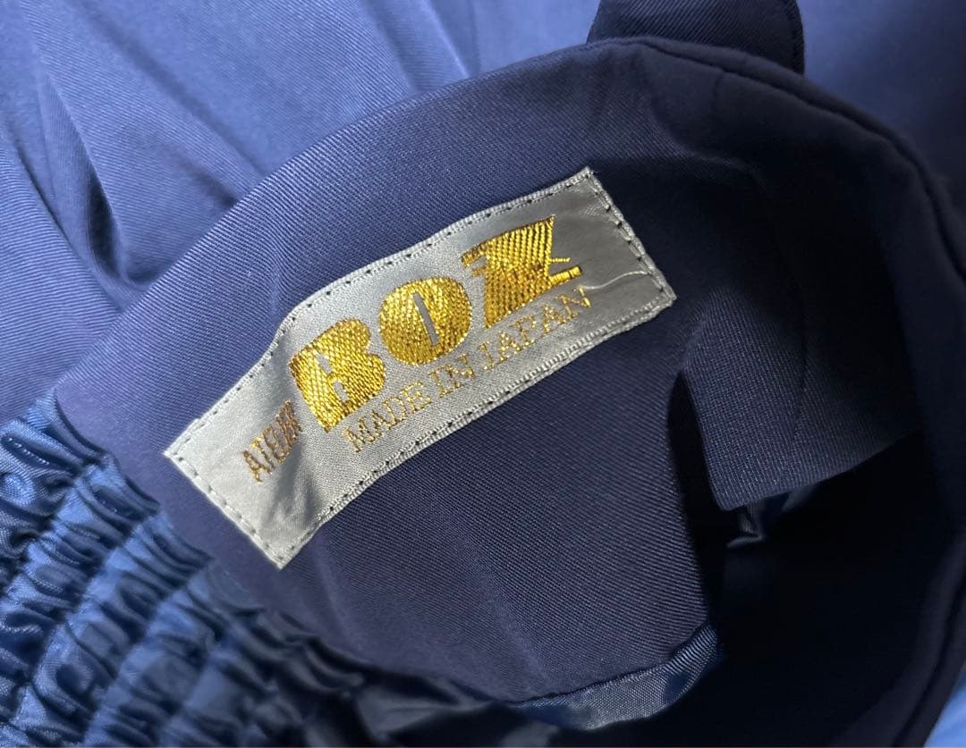 ATELIER BOZ クレールミニスカート（青×白)