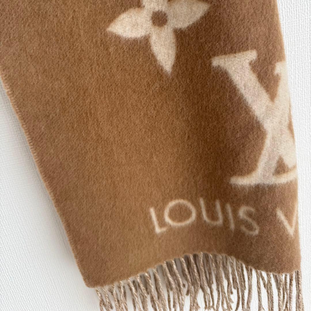 ルイヴィトン レイキャビック グラディエント カシミヤ ストール キャメル 正規