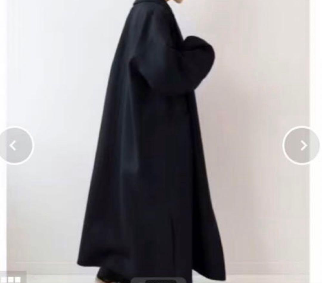 オーバーサイズ　フラット　厚手　ロングコート　ロンドントラディション