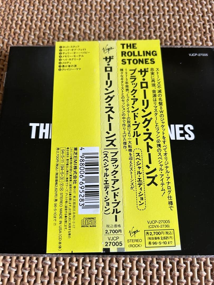 ローリング・ストーンズ 米ヴァージン 紙ジャケ rolling stones