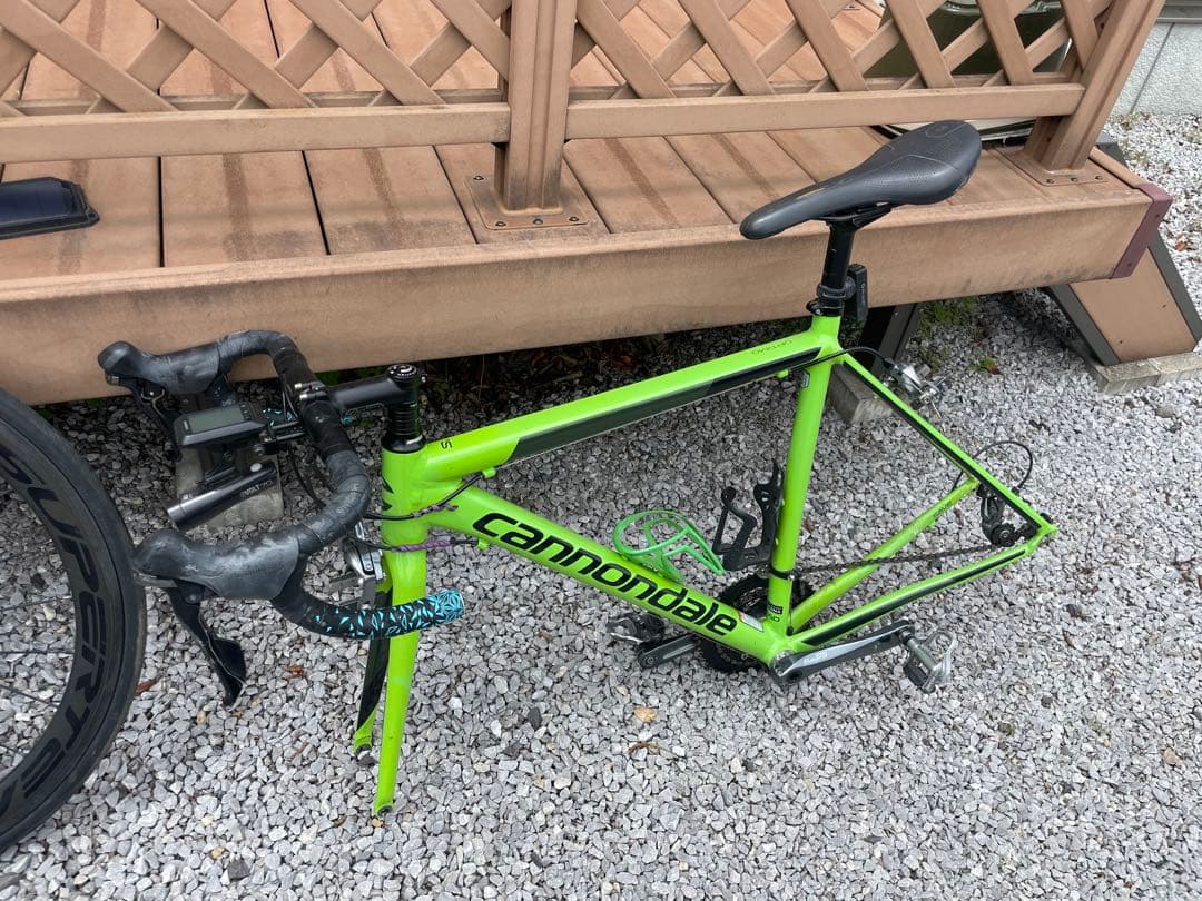 キャノンデール　ロードバイク　スパチディスクホイール