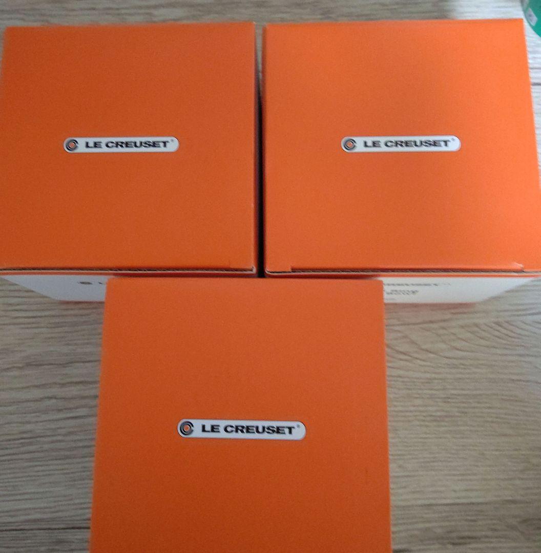 ルクルーゼ スノーリング スープボウル フィグ 3つ