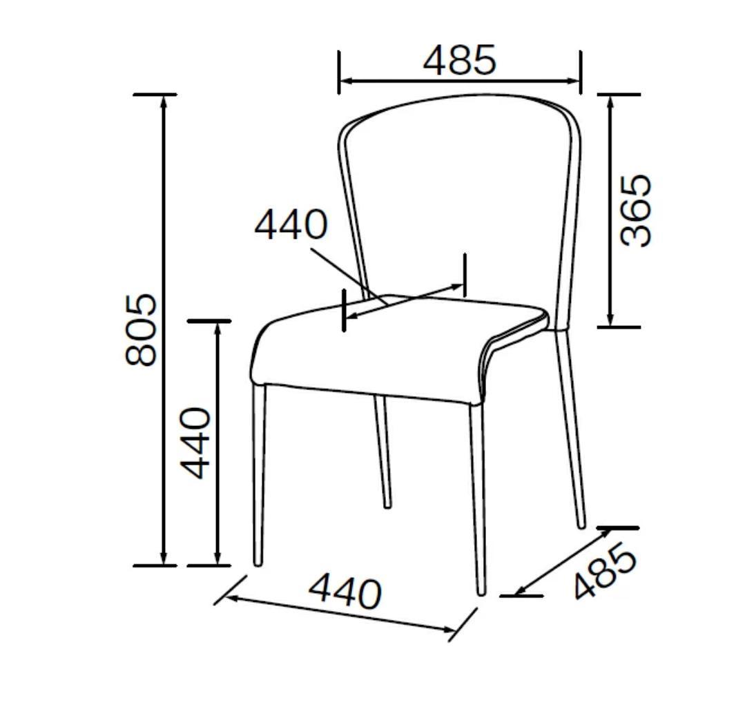 モデル展示 未使用品 ダイニングチェア２脚セット グレー布地 CHERRY