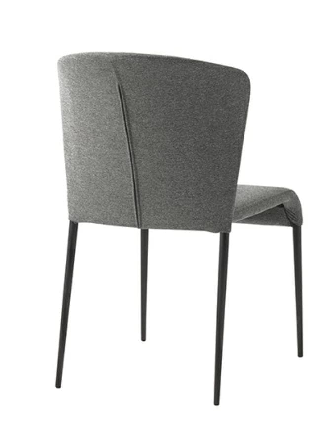 モデル展示 未使用品 ダイニングチェア２脚セット グレー布地 CHERRY