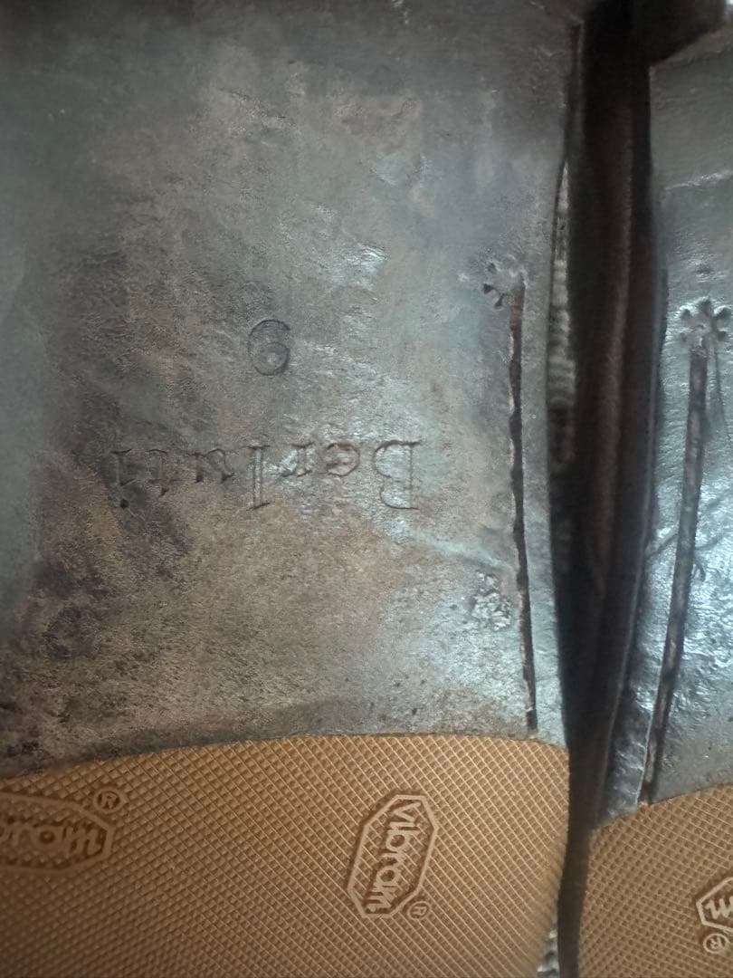 カンガルースキン　Bertulli ブラウンレザー ローファー 9