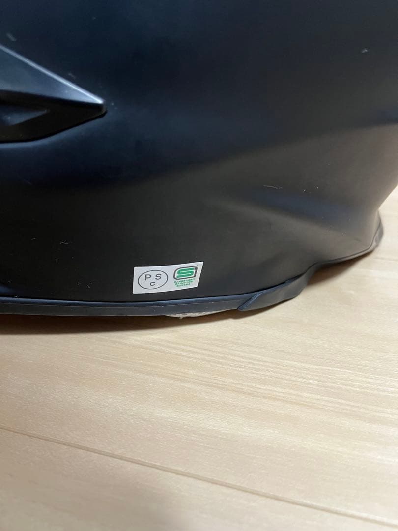 SHOEI フルフェイスヘルメット マットブラック　中古　しんちゃんまん