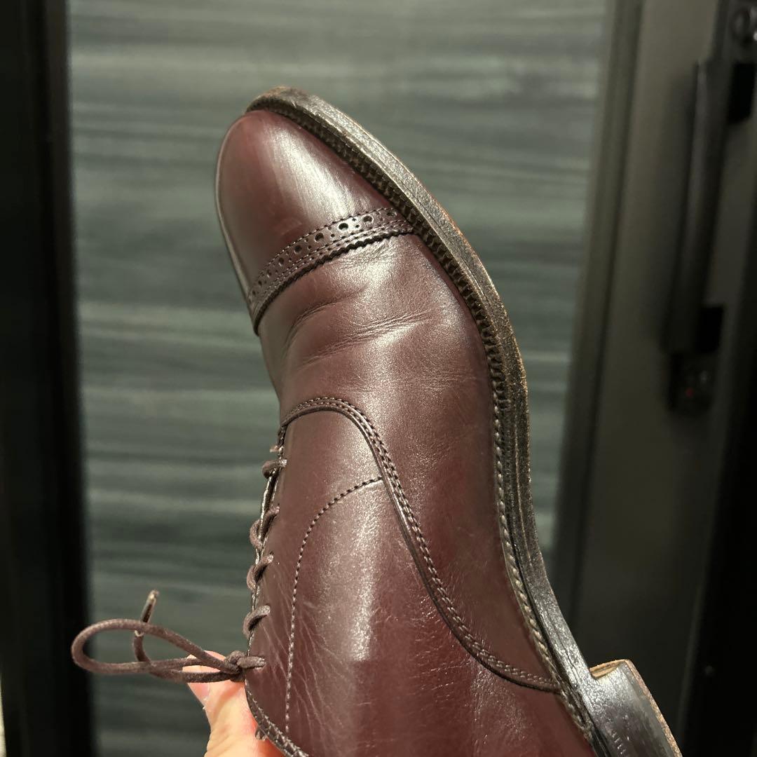 【美品】オールデン　905 9D 内羽根　セミブローグ