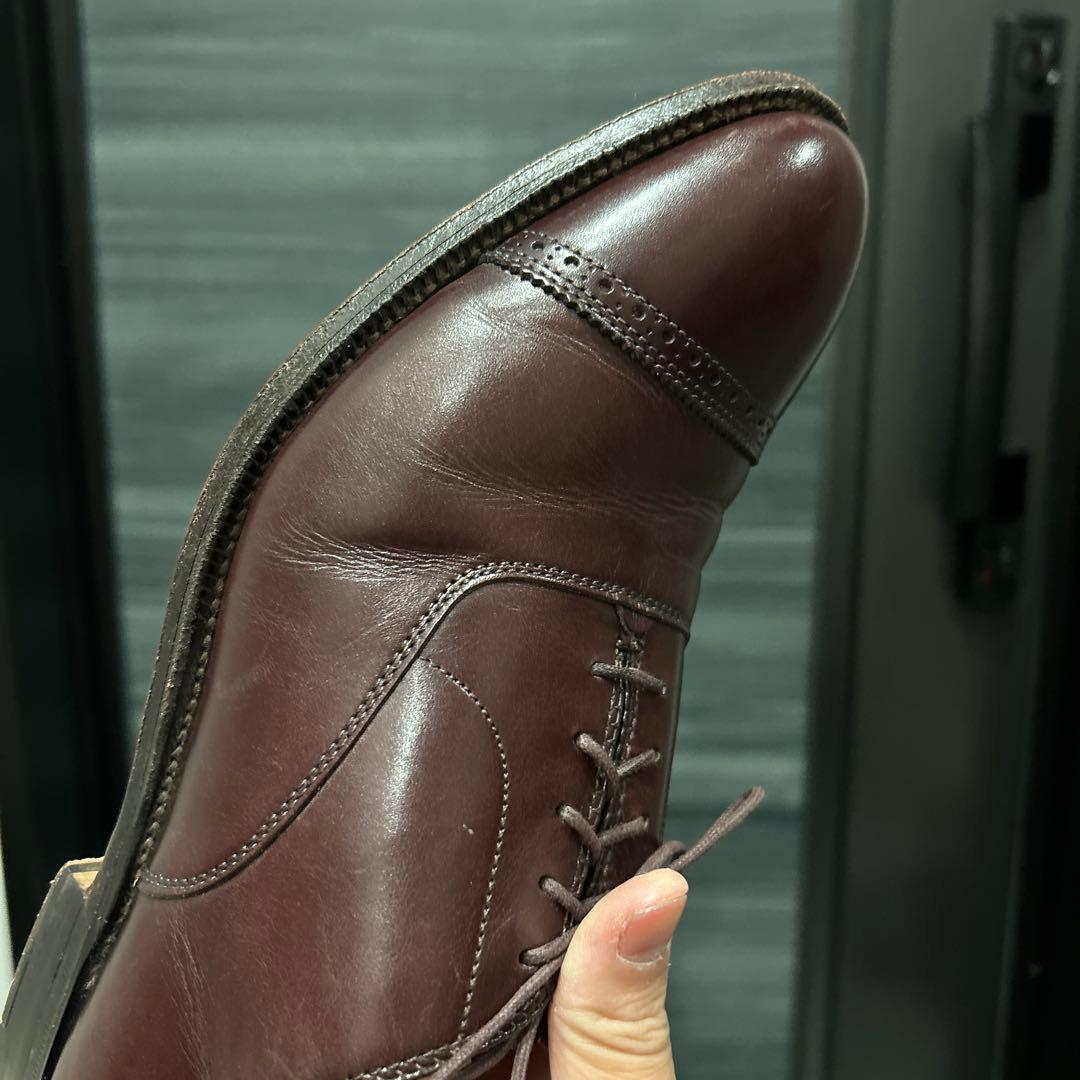 【美品】オールデン　905 9D 内羽根　セミブローグ