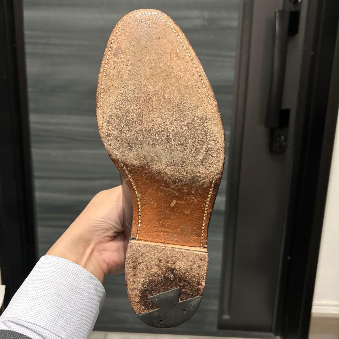 【美品】オールデン　905 9D 内羽根　セミブローグ