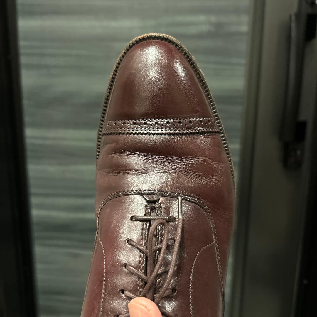 【美品】オールデン　905 9D 内羽根　セミブローグ