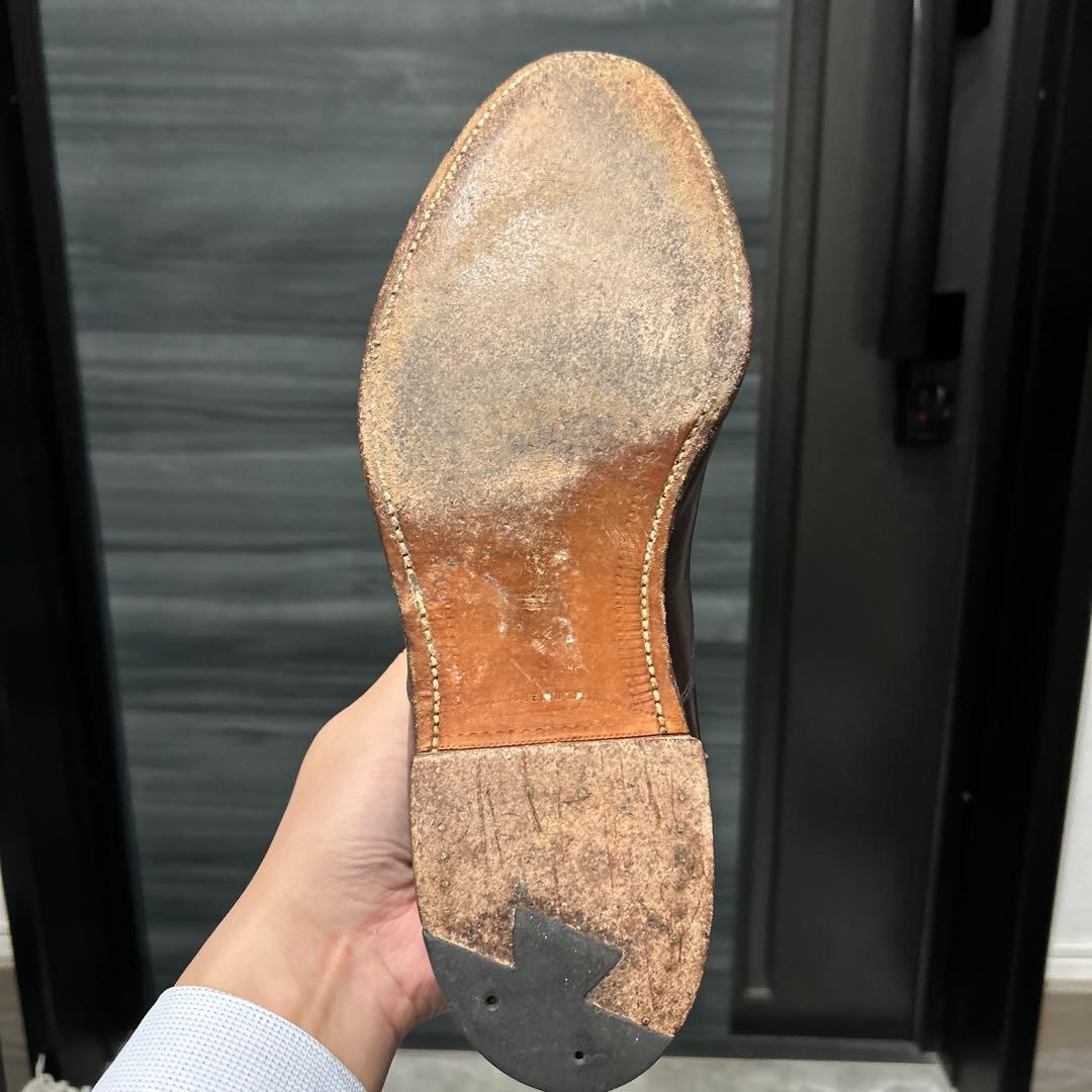 【美品】オールデン　905 9D 内羽根　セミブローグ