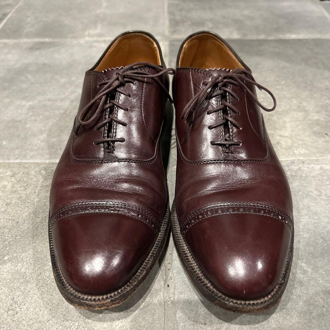 【美品】オールデン　905 9D 内羽根　セミブローグ