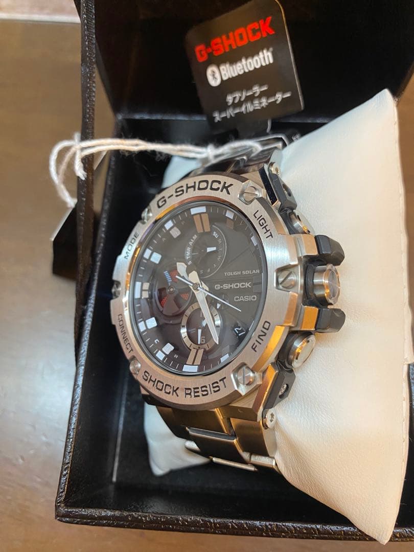 【コマ付極美品】G-SHOCK GST-B100D-1AJF Bluetooth
