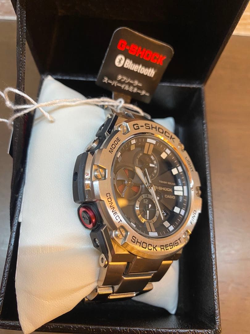 【コマ付極美品】G-SHOCK GST-B100D-1AJF Bluetooth