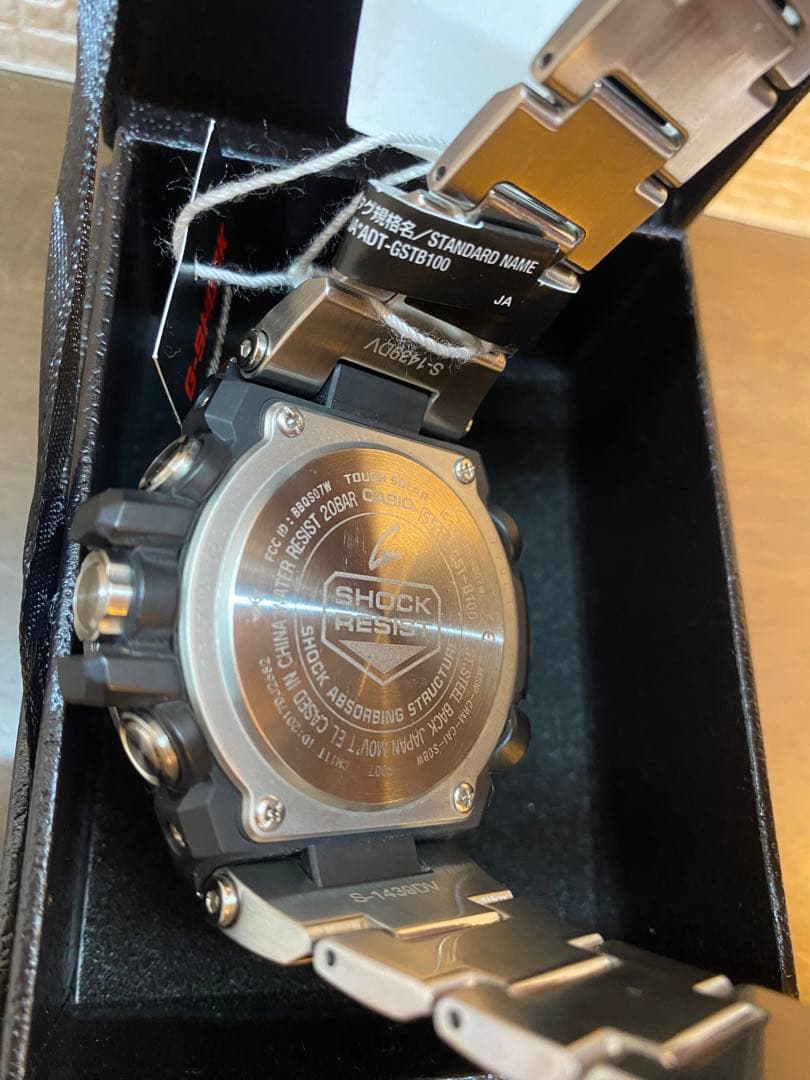 【コマ付極美品】G-SHOCK GST-B100D-1AJF Bluetooth