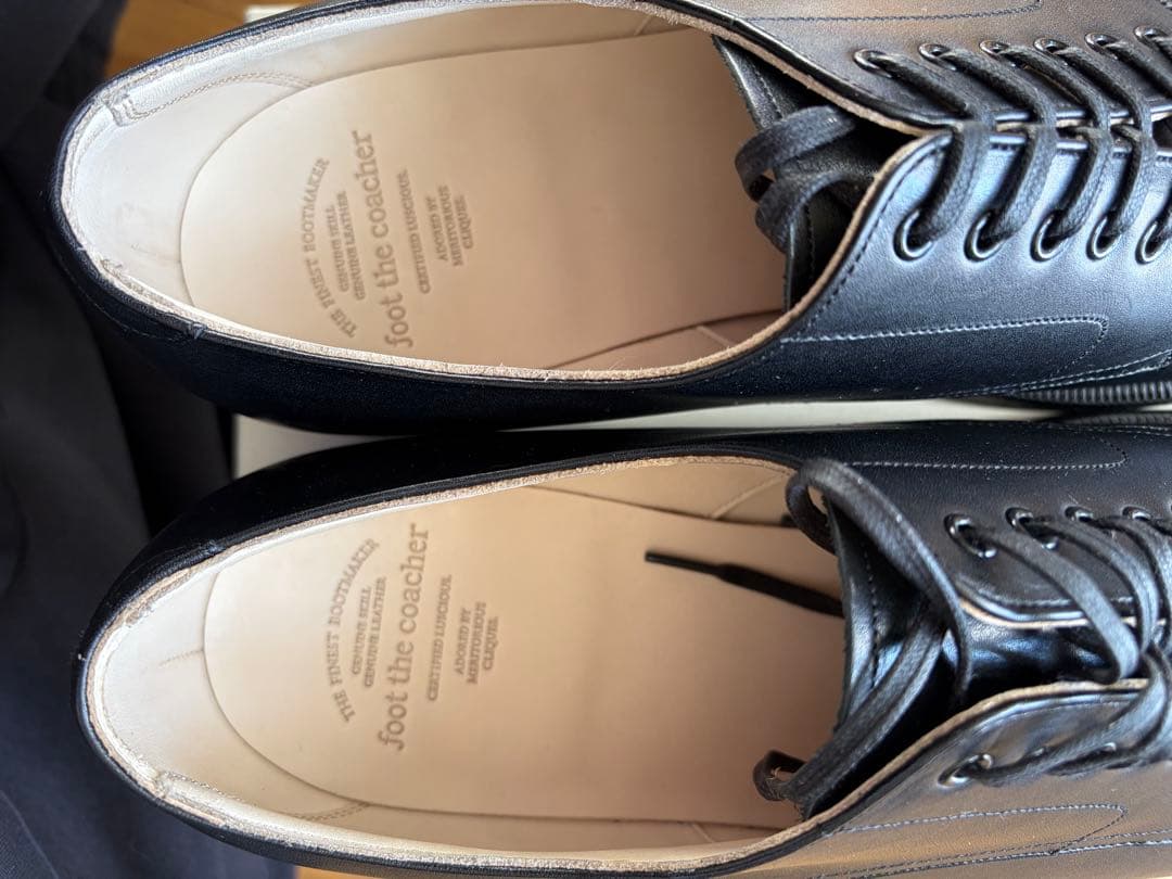 1/22まで値下げ不可foot the coacher I WALK. ブラック