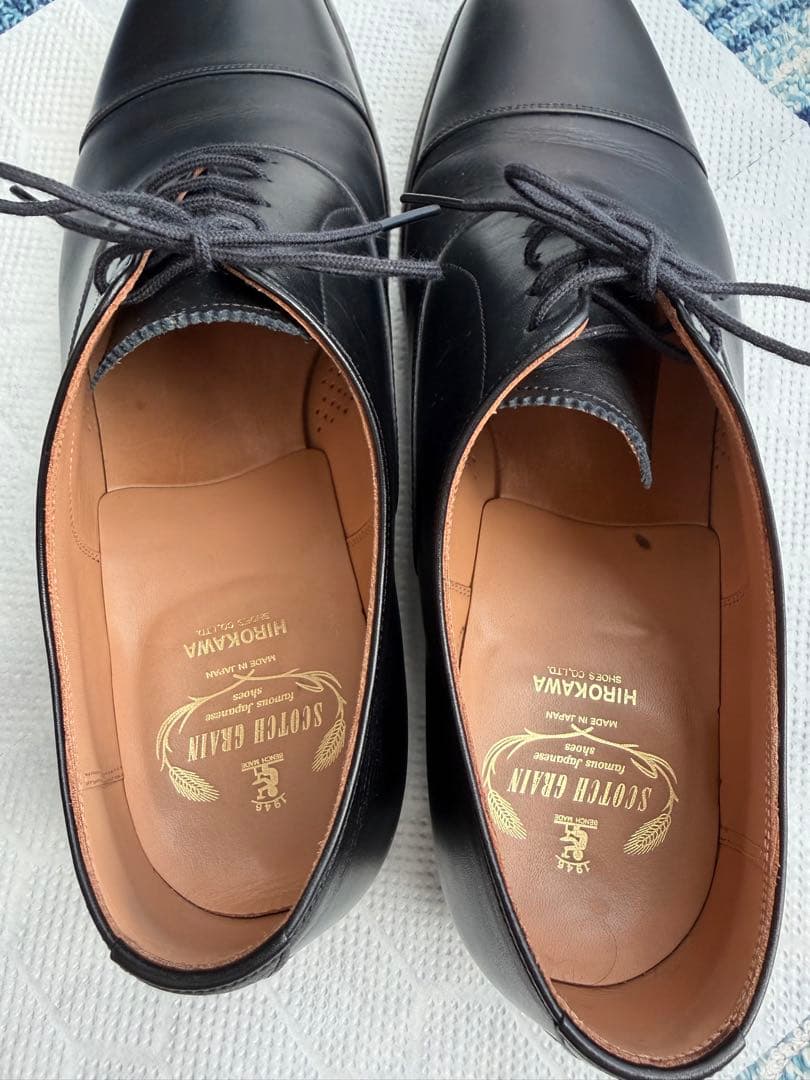 スコッチグレイン 3526 革靴　ドレスシューズ　ブラック 26.5cm