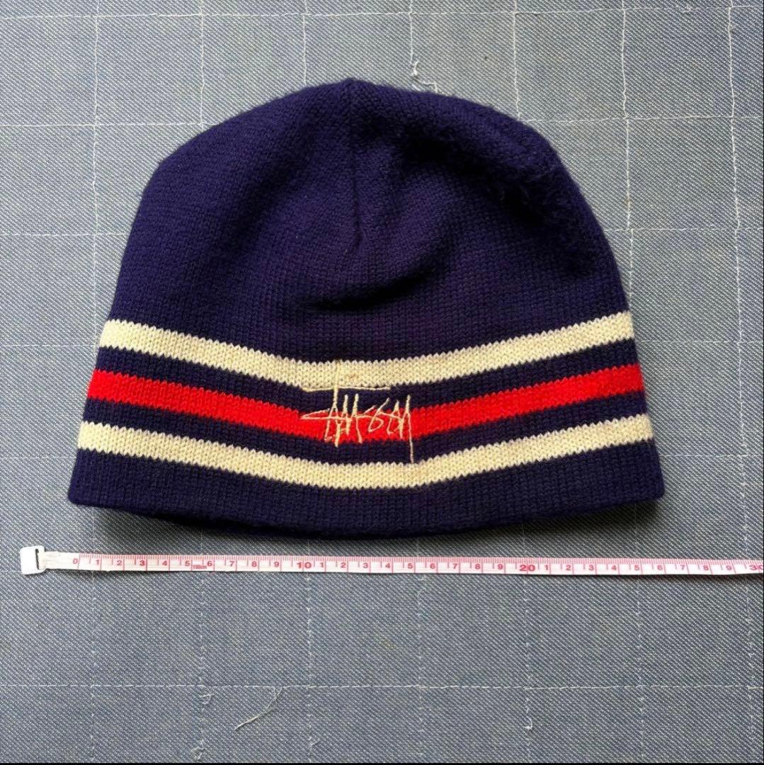 90s OLD STUSSY knit vintage ビーニー y2k usa