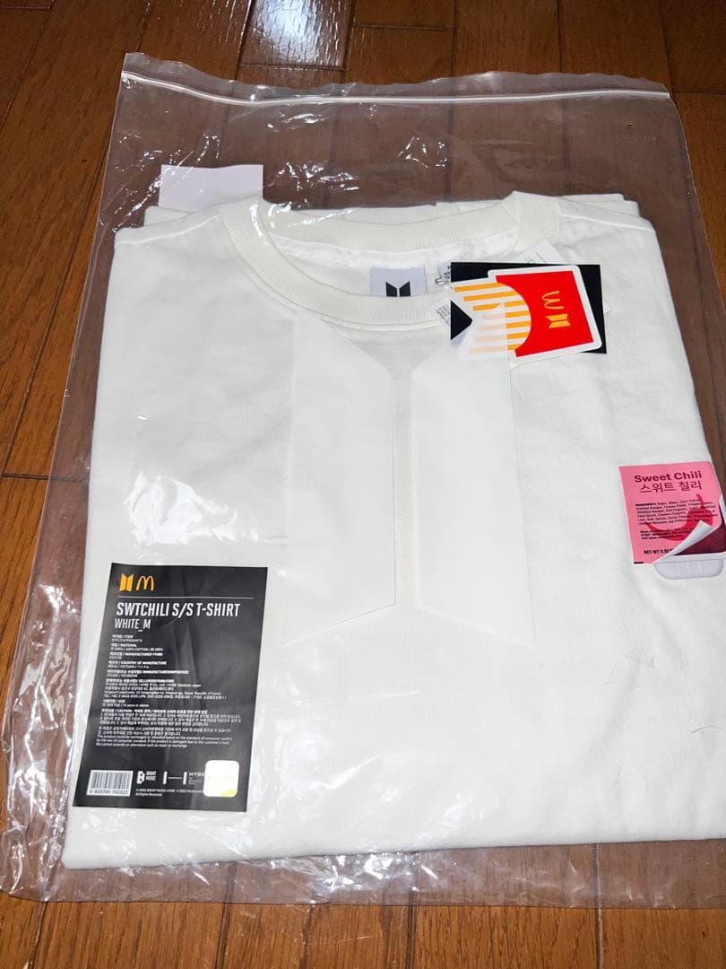 BTS x マクドナルド Tシャツ Mサイズ