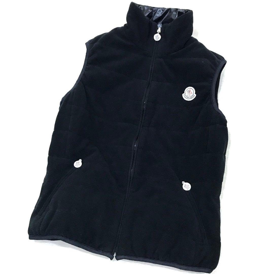 MONCLER モンクレール リバーシブル ベスト 黒 フリース 希少 Sサイズ