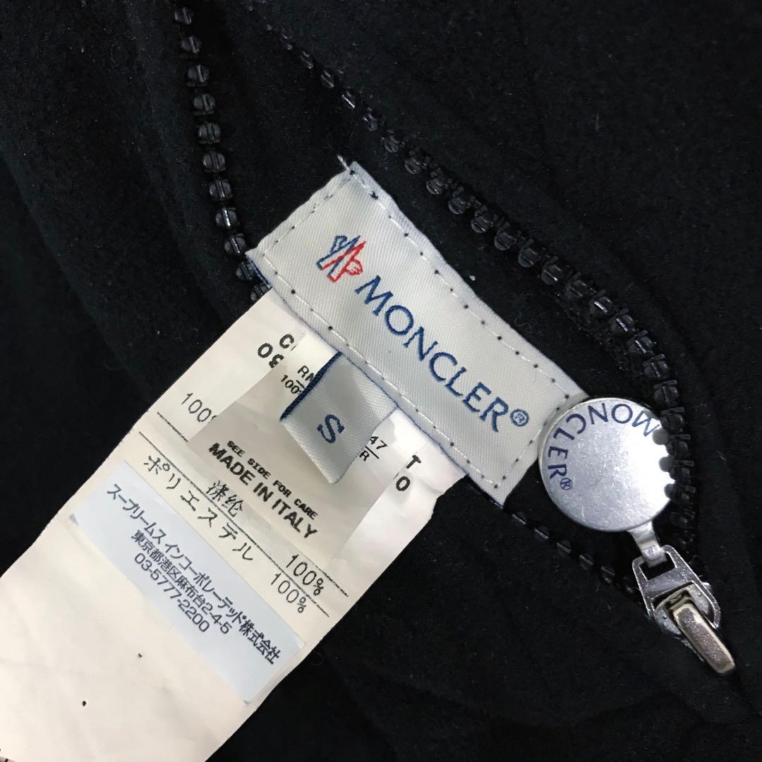 MONCLER モンクレール リバーシブル ベスト 黒 フリース 希少 Sサイズ