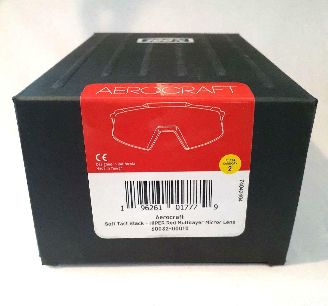 100% Aerocraft ブラック レッド ワンハンドレッド サングラス