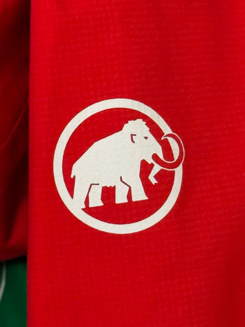 MAMMUT フリーフライト ハードシェル サーモ フード付 ジャケット レッド