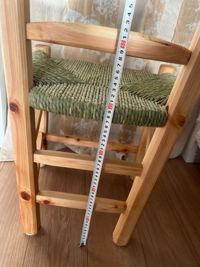 ゴッホの椅子　木製椅子　い草