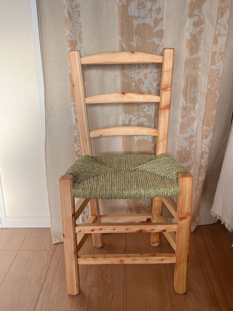 ゴッホの椅子　木製椅子　い草