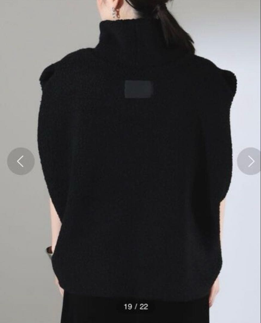 COG THE BIGSMOKE / KRYSTAL ハイネック ジレ