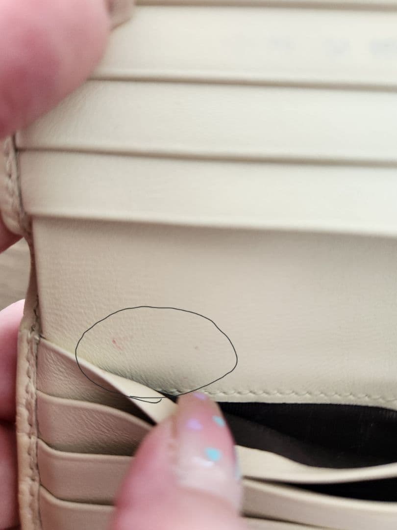 GUCCI マイクロシマGG柄 二つ折り財布