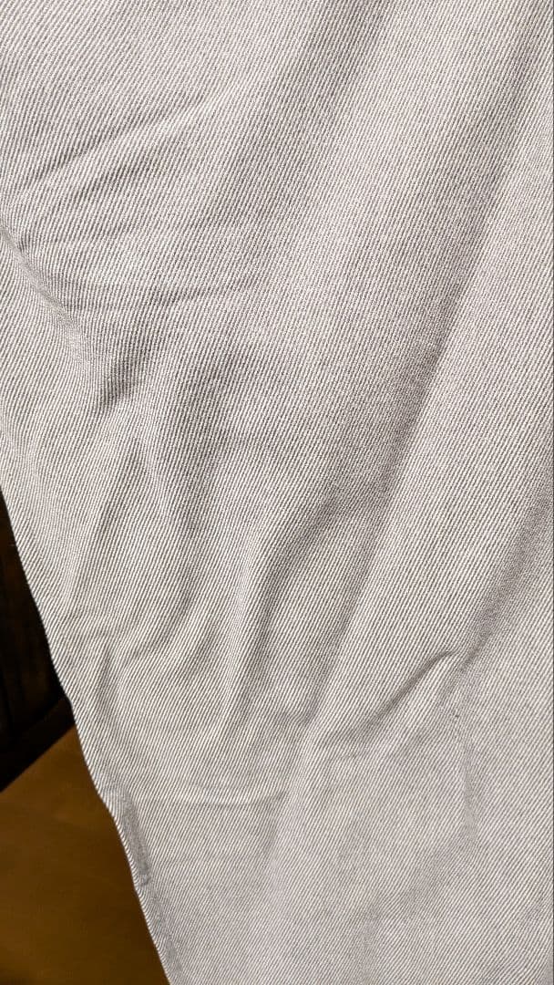 倭物やカヤ　ベージュ ウール混紡 ケープコート