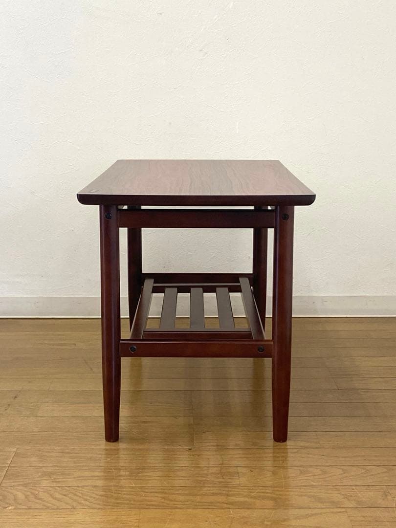 美品 ビンテージ カリモク デコラトップ センターテーブル サイドテーブル