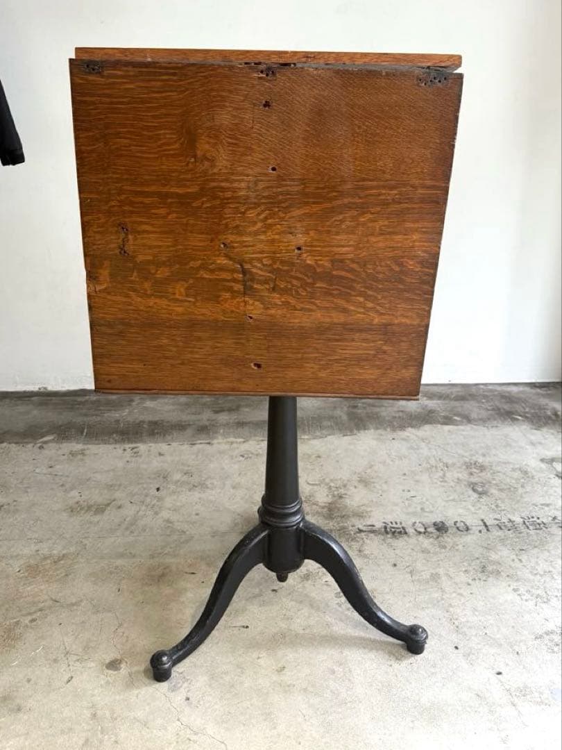 ヨーロッパアンティーク製図台（ドラフティングテーブル）作業台　折りたたみテーブル