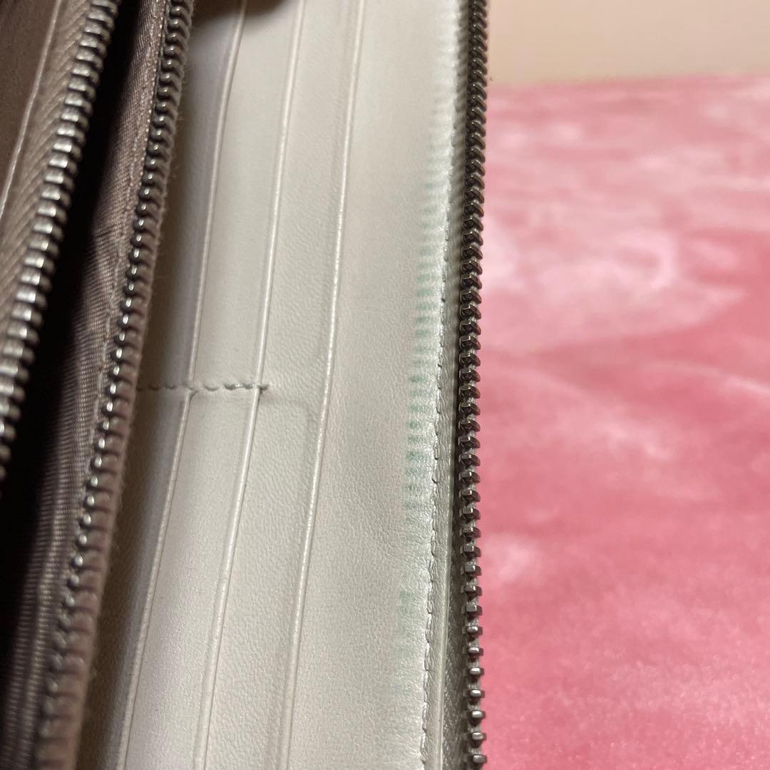 BOTTEGA VENETA ゴールド編み込み長財布