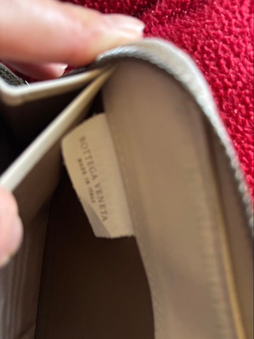 BOTTEGA VENETA ゴールド編み込み長財布