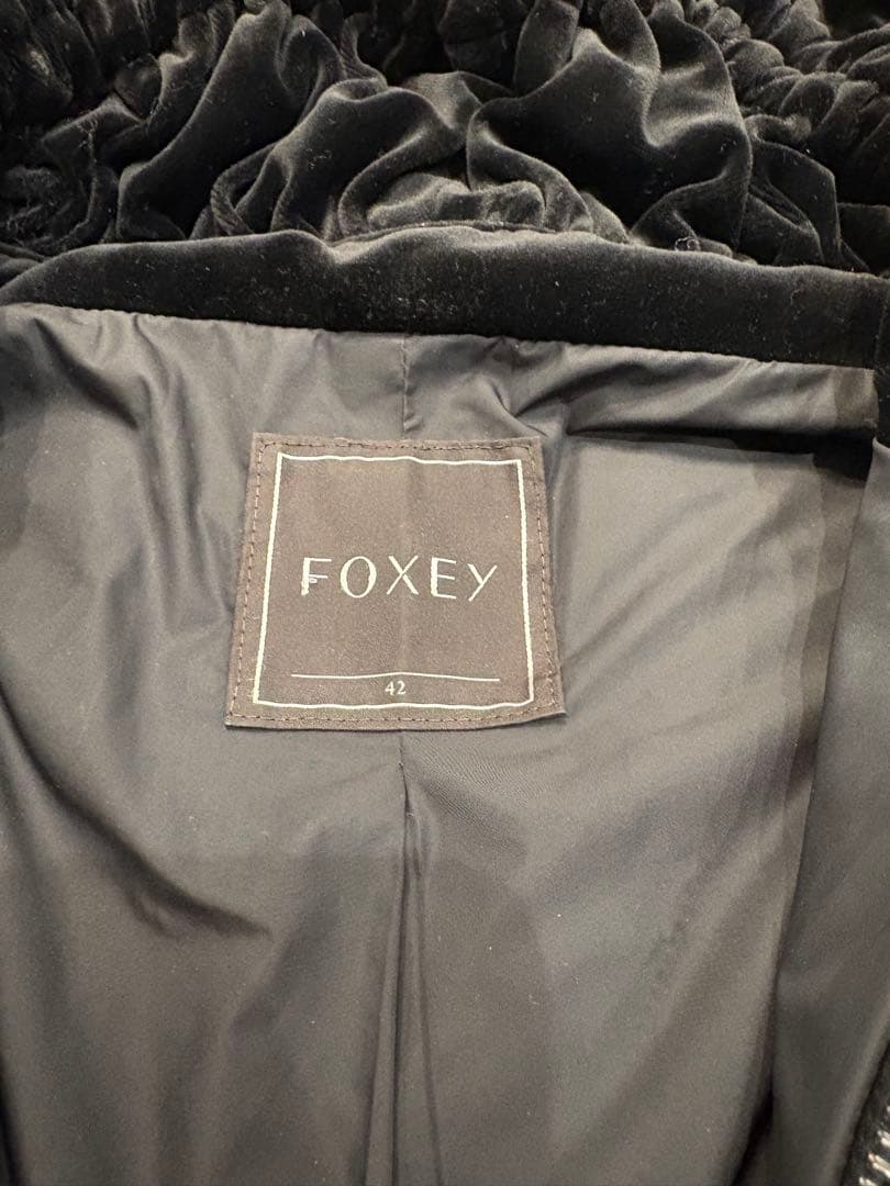 Foxy フォクシー ダウンベスト ベロア