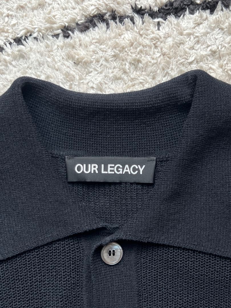 トップス ourlegacy traditional polo 46 black
