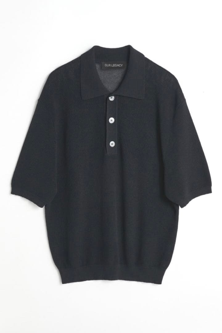 トップス ourlegacy traditional polo 46 black