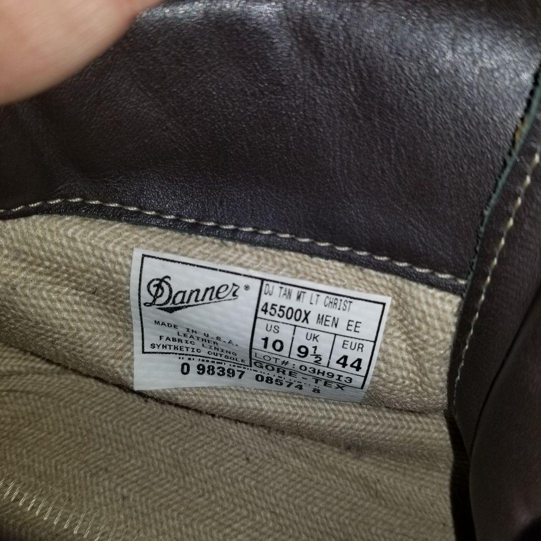 美品　廃盤　Danner ダナー　マウンテンライト　スエード　白タグ　USA