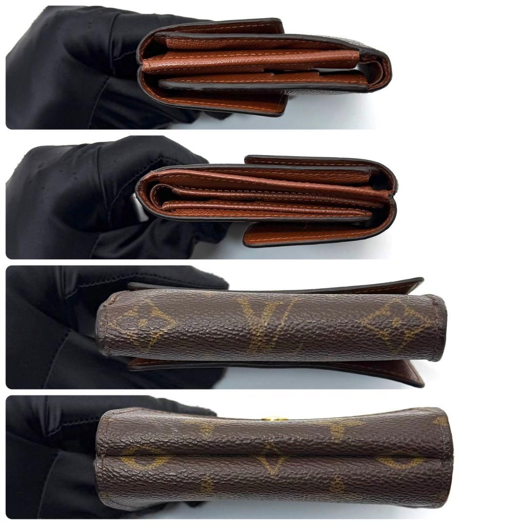 美品 ルイヴィトン モノグラム ポルトモネ ビエ カルトクレディ 財布 茶色 W