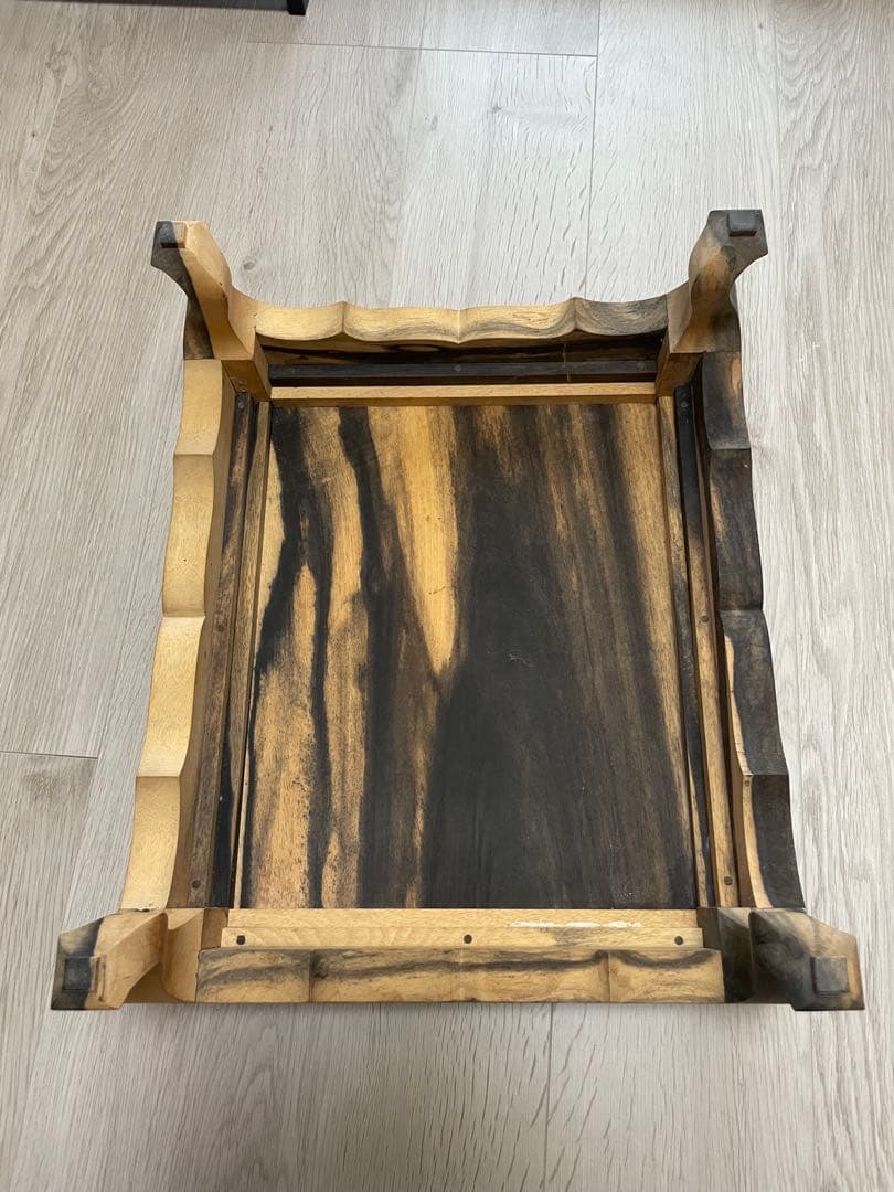 て*ち様 黒柿の木　台