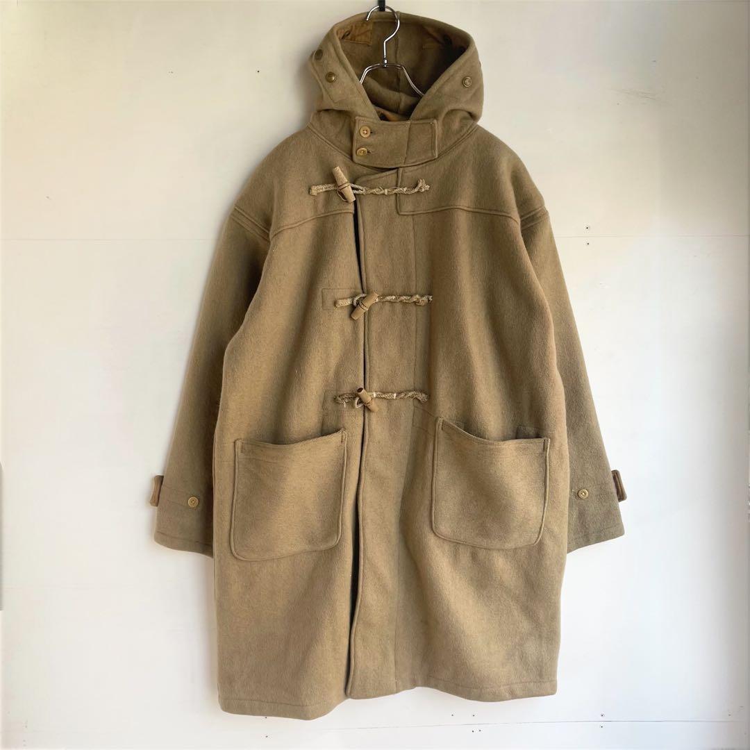 30s 40s  Navyダッフルコート イギリス軍 ユーロ 古着