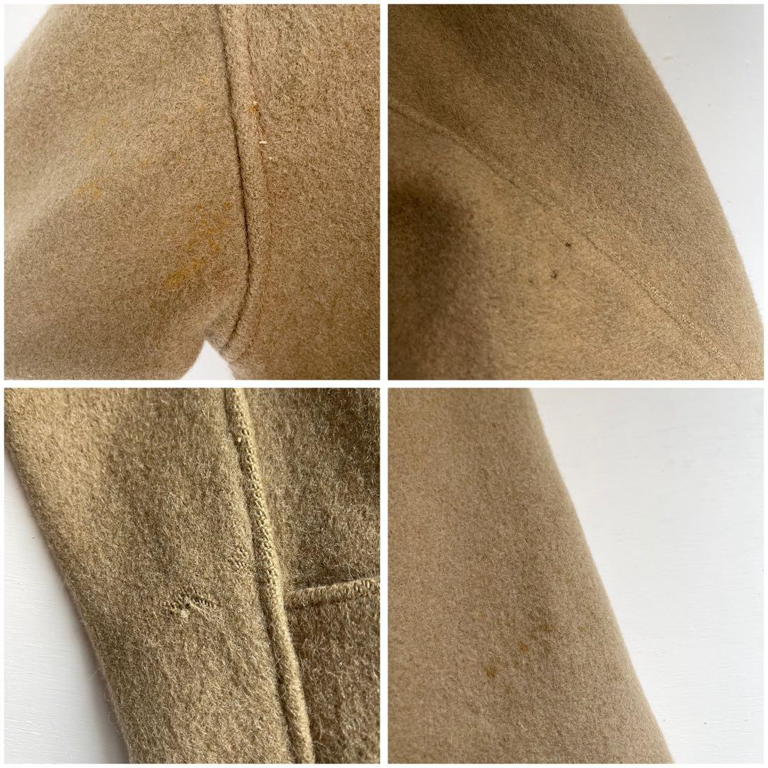 30s 40s  Navyダッフルコート イギリス軍 ユーロ 古着