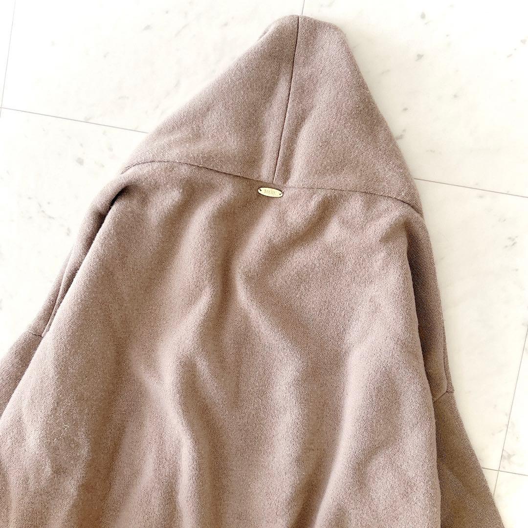 人気 ドゥーズィエムクラス スムースニットガウンコート ベージュブラウン