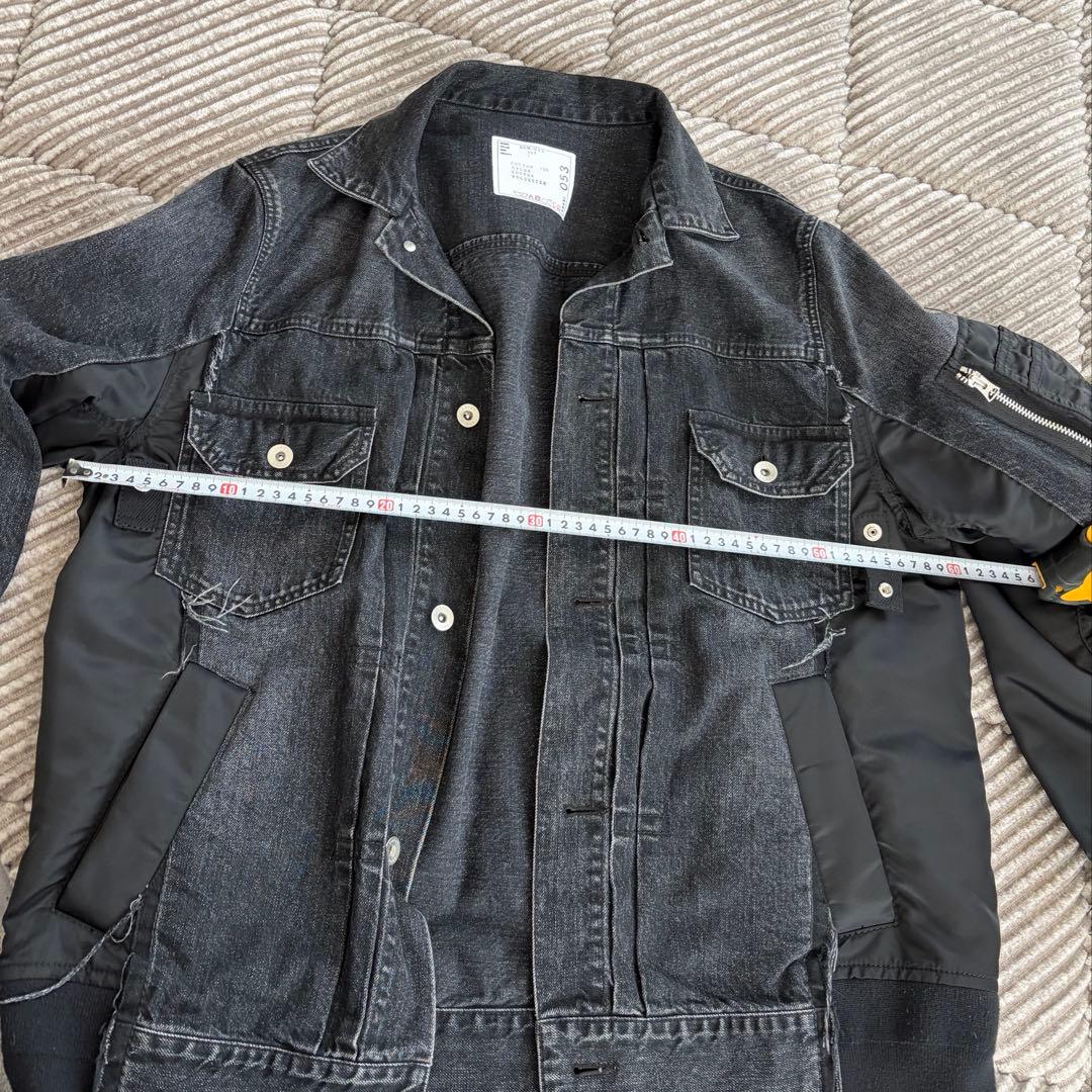 sacai Denim Nylon Twill Jacketサイズ1