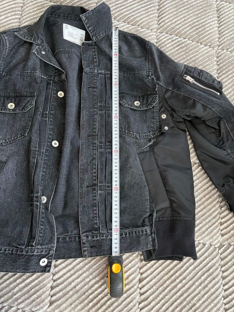 sacai Denim Nylon Twill Jacketサイズ1