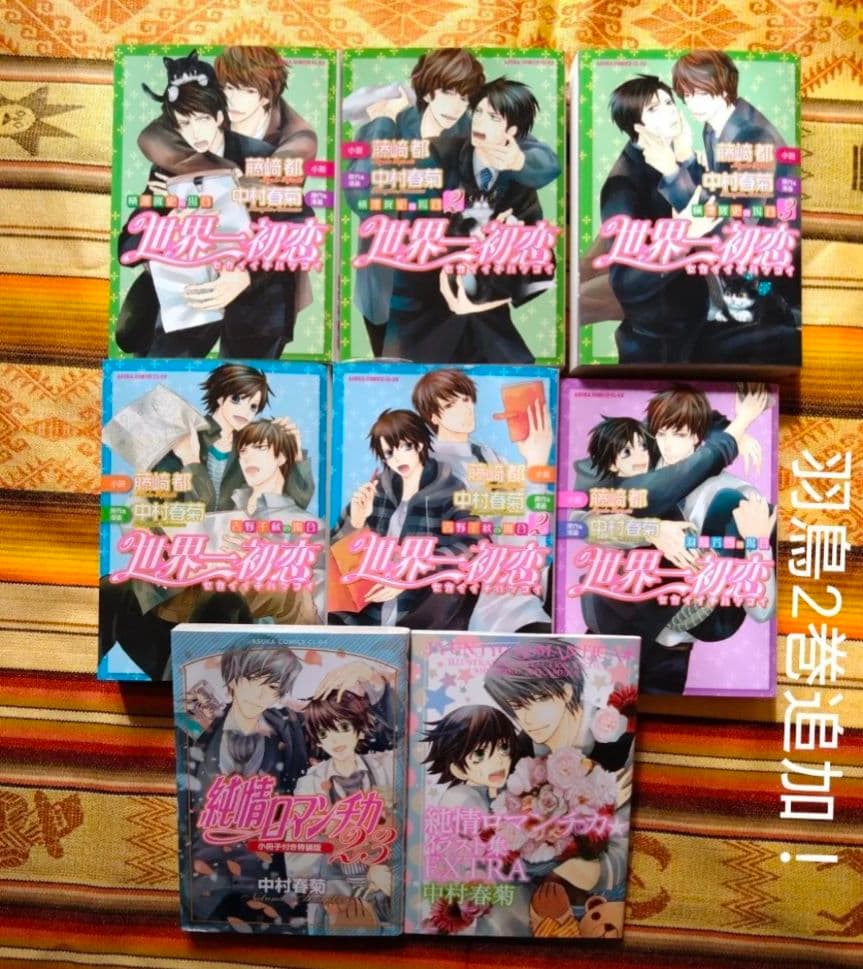 純愛ロマンチカ　同人誌　世界一初恋　中村春菊　まとめ売り！