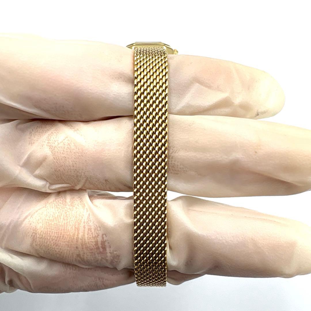 【超美品】CITIZEN 新品電池　kii ゴールド　ミニ時計 オクタゴン